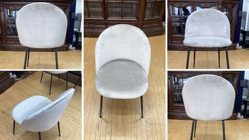 M55 展示品 ROOM\u0026HOME/ルームアンドホームダイニングチェア4脚セット - ダイニングチェア