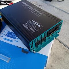 24V正弦波インバーター MAX2000W ケーブル ブレーカー付き