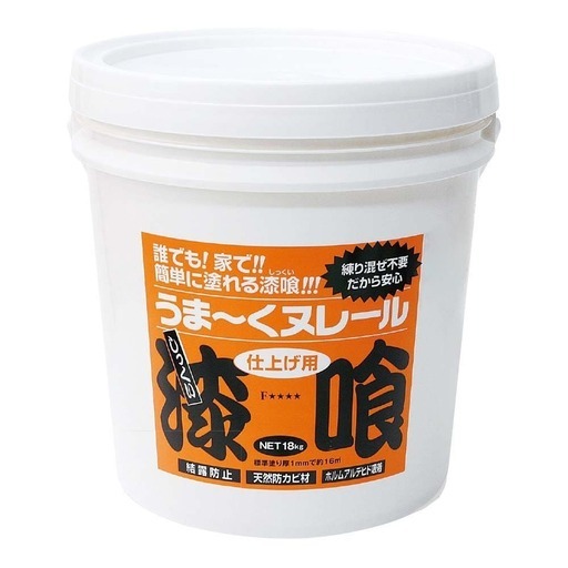 日本プラスター 漆喰うま～くヌレール 18kg 白色 うまくヌレール しんぴん未開封