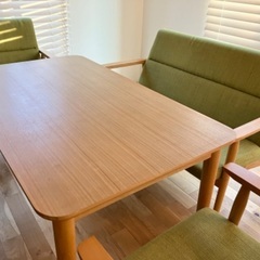 無垢材　ダイニングテーブルセット