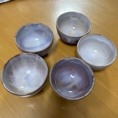 萩焼き　茶器　焼物5つセット