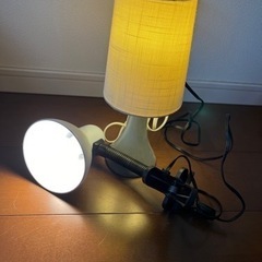 ライト　照明　クリップ　置き型