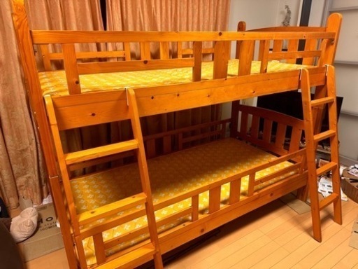 子供用2段ベッド＋マット＋ハシゴ