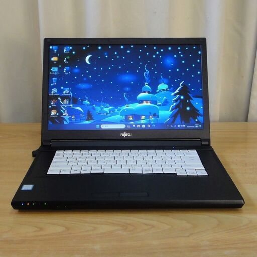 美品・爆速・高性能ノートPC 15.6インチ「富士通 LIFEBOOK A579/A」Core i5 メモリー8GB SSD 480GB（新品） Win11 pro Office 2021 pro 搭載 DVD-RW WiFi Bluetooth HDMI 装備。