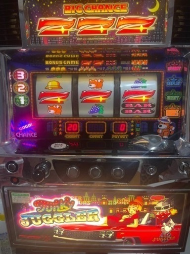 パチスロ　スロット実機　ファンキージャグラー　コイン不要