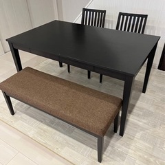 売ります！ニトリ　ダイニングテーブル　5点　セット　特典付き！