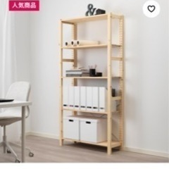 木板棚　IKEA IVAR イーヴァル2点セット　