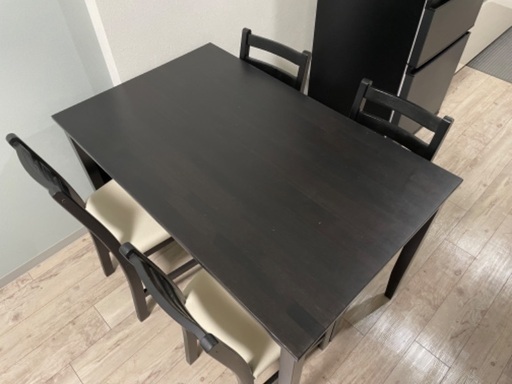 黒（ブラック）のダイニングセットの通販 - IKEA 【IKEA】ダイニング