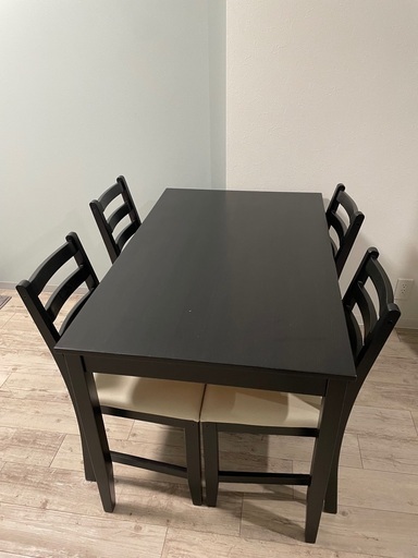 【IKEA】ダイニングテーブル\u0026チェア4脚セット