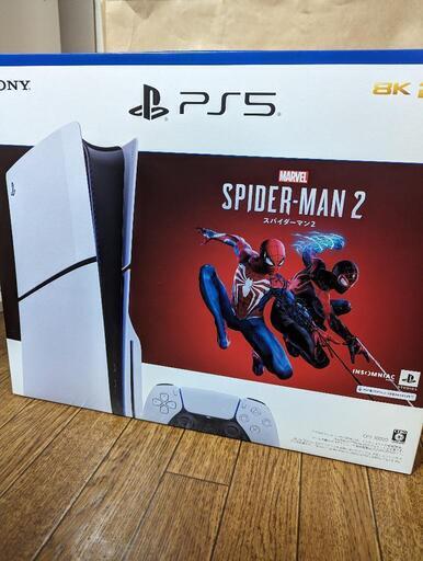 新品未開封PS5本体スパイダーマン２同梱版（メーカー保証あり）