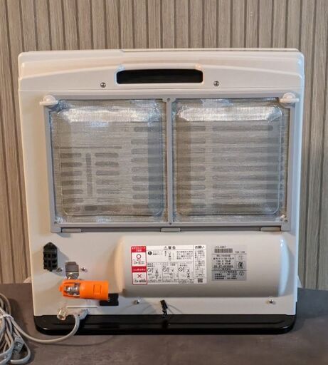 新品未使用 ガスファンヒーター コンクリート造15畳 3mコード付き