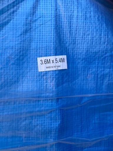 ブルーシート 現場用 3.6m×5.4m