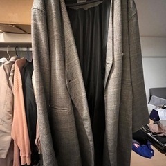灰色コート　M