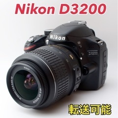 ★Nikon D3200★初心者向け●2416万画素●スマホ転送...