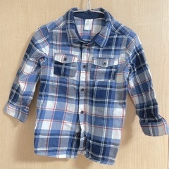 【ネット決済】H&M 男の子 子供服 チェック柄 シャツ
