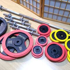 応相談：ウエイト・トレーニング・セット／バラ売り可／ベンチプレス 