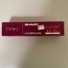 SHARP UX-NR5A4W　ファクシミリ用インクリボン