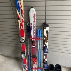 子供用スキー板　100/120/137cm ブーツ19-20.5cm
