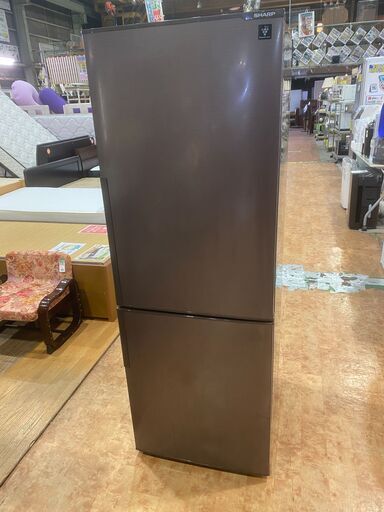 ✨安心の除菌洗浄済✨SHARP 2018年製 271L 2ドア冷蔵庫 SJ-PD27D-T【愛市IR016169-104】