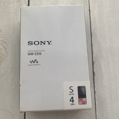 SONY ウォークマン Sシリーズ NW-S313(PI)
