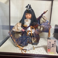 日本人形　刀