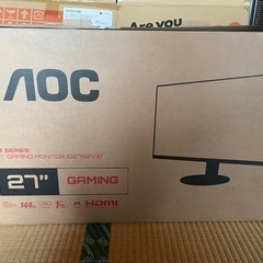 AOC ゲーミングモニター　フルHD 27インチ 144Hz