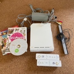 Wii 本体&カセット　付き