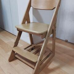 学習椅子、木製、ニトリ製