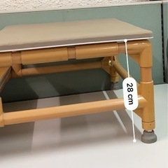 イレクター製　ステップ台　2段　介護　玄関のサポート　奥行約80cm 