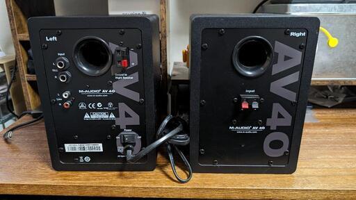 DJコントローラー Gemini GMX Drive & スピーカー M-Audio AV40