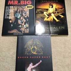 MR.BIG / QUEEN / VAN HALEN バンドスコ...