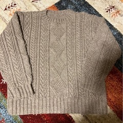 Ｌ 紳士手編みセーター
