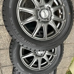 【美品】スタッドレスタイヤ　ホイールセット　軽自動車　ハスラー