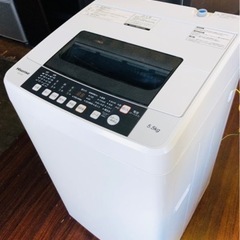 北九州市内配送無料 保証付き HW-T55A 全自動洗濯機 [洗濯5.5kg /