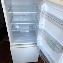 北九州市内配送無料 保証付き AQUA アクア AQR-18D(W) [冷蔵庫（184L