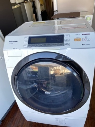 北九州市内配送無料　保証付き　パナソニック Panasonic NA-VX7500L-W [ななめ型ドラム式洗濯乾燥機（10.0kg） 左開き 即効泡洗浄 エコナビ搭載 クリスタルホワイト]