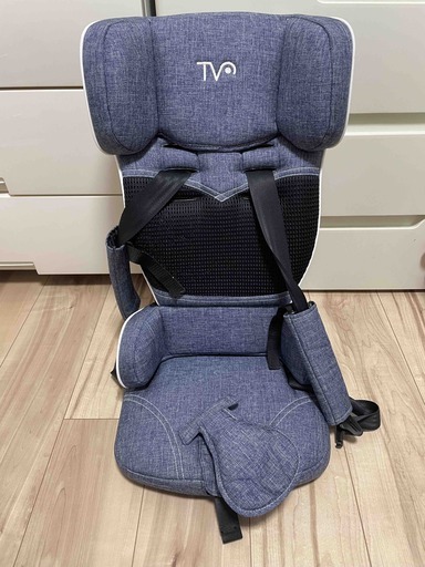 日本育児 コンパクトチャイルドシート トラベルベスト ECプラス デニム生地
