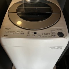 SHARP 洗濯機 容量8kg 風乾燥機能付