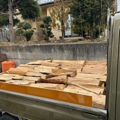 ナラ　40センチ軽トラ1台　配達します