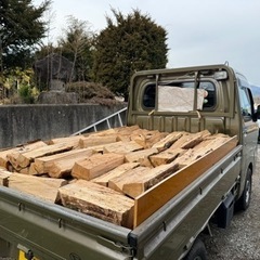 ナラ　40センチ軽トラ1台　配達します