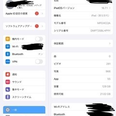 iPad 第5世代　128 GB Wifiモデル