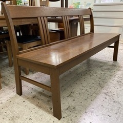 【愛品館 江戸川店 ダイニングセット】ベンチダイニングテーブル4点セット ID:152-008954-007