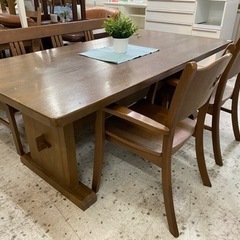 【愛品館 江戸川店 ダイニングセット】ベンチダイニングテーブル4点セット ID:152-008954-007