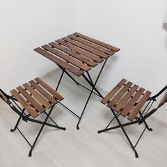 【取引中】美品☆IKEA ガーデニングテーブル椅子セット