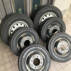 【最終値下げ】　ボンゴ　バネット　トラック　バン　スタッドレス　ホイール付き　175/80R14  LT 145/80R12 LT