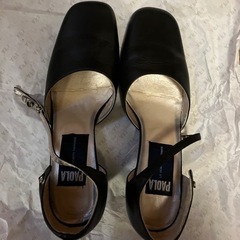 冠婚葬祭靴　黒6、5cmヒール　