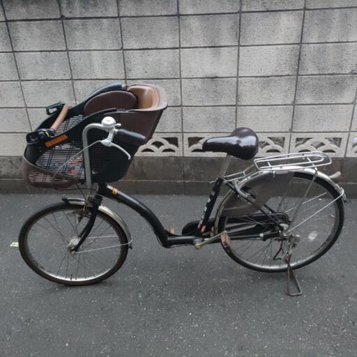 【中古＆非電動自転車】子ども乗せ自転車（アサヒ　プチママンDX　3人乗り対応）（投稿管理番号：24）