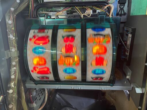 パチスロ実機 デカドンチャン2 4号機 設定キー付き 動作確認済み【札幌市引