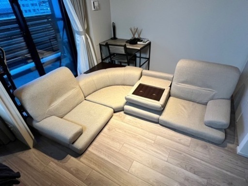 ニトリ ローソファー ローソファにもなるコンパクトソファ(Nパック4 RO