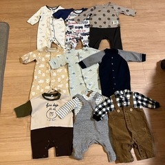 男の子　ロンパース　秋冬　70サイズ　まとめ売り